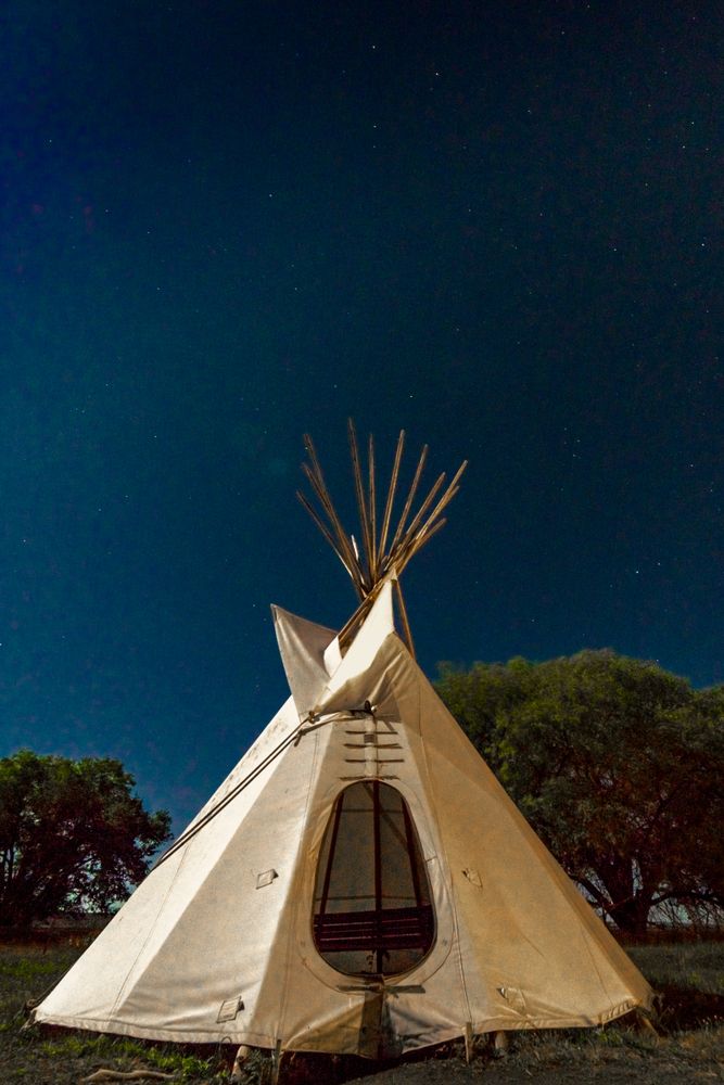 Indian teepee at Ute Indian Museum