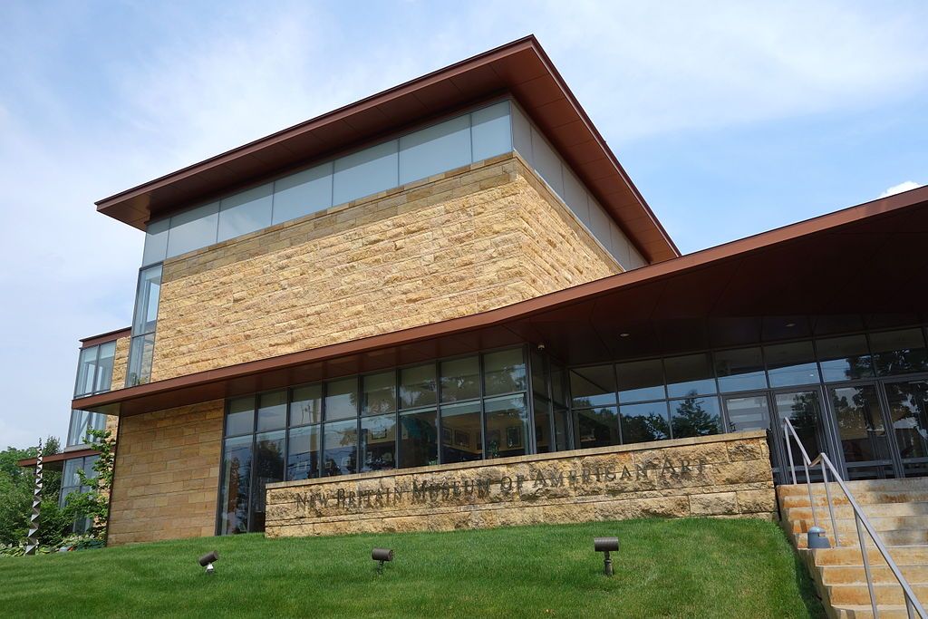 Exterior of the New Britain Museum of American Art