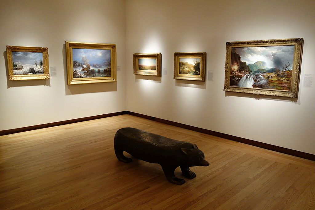 Exhibit in the New Britain Museum of American Art