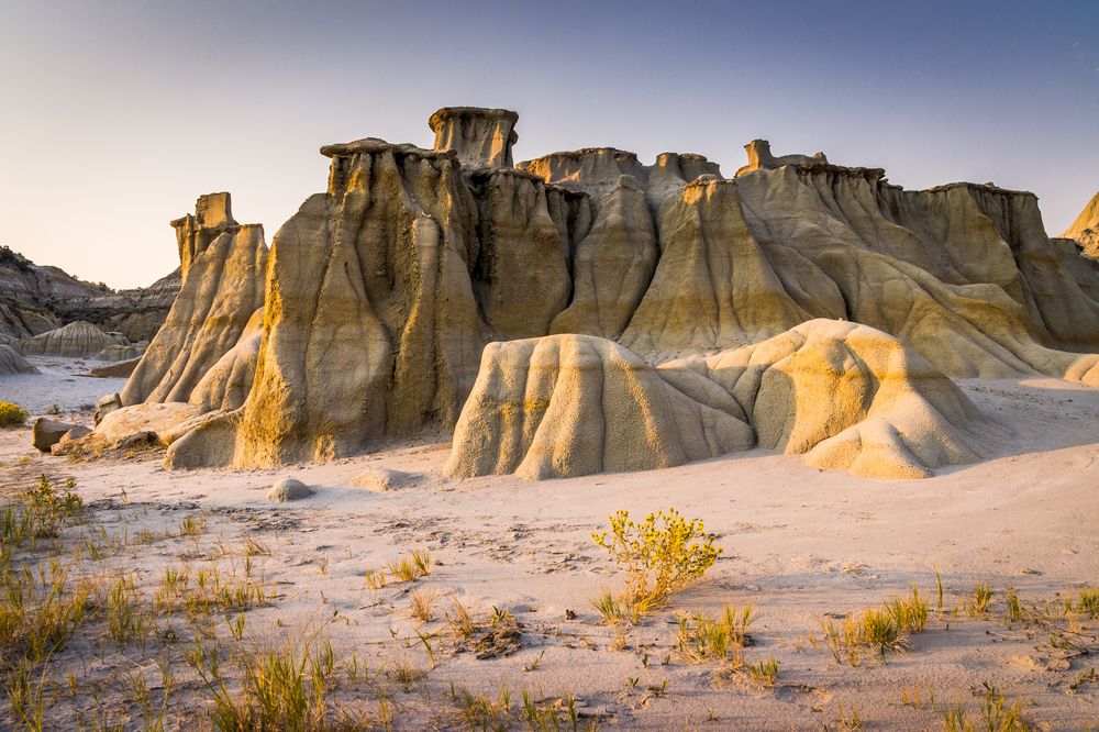 Rock formation at Theodore Roosevelt National Park