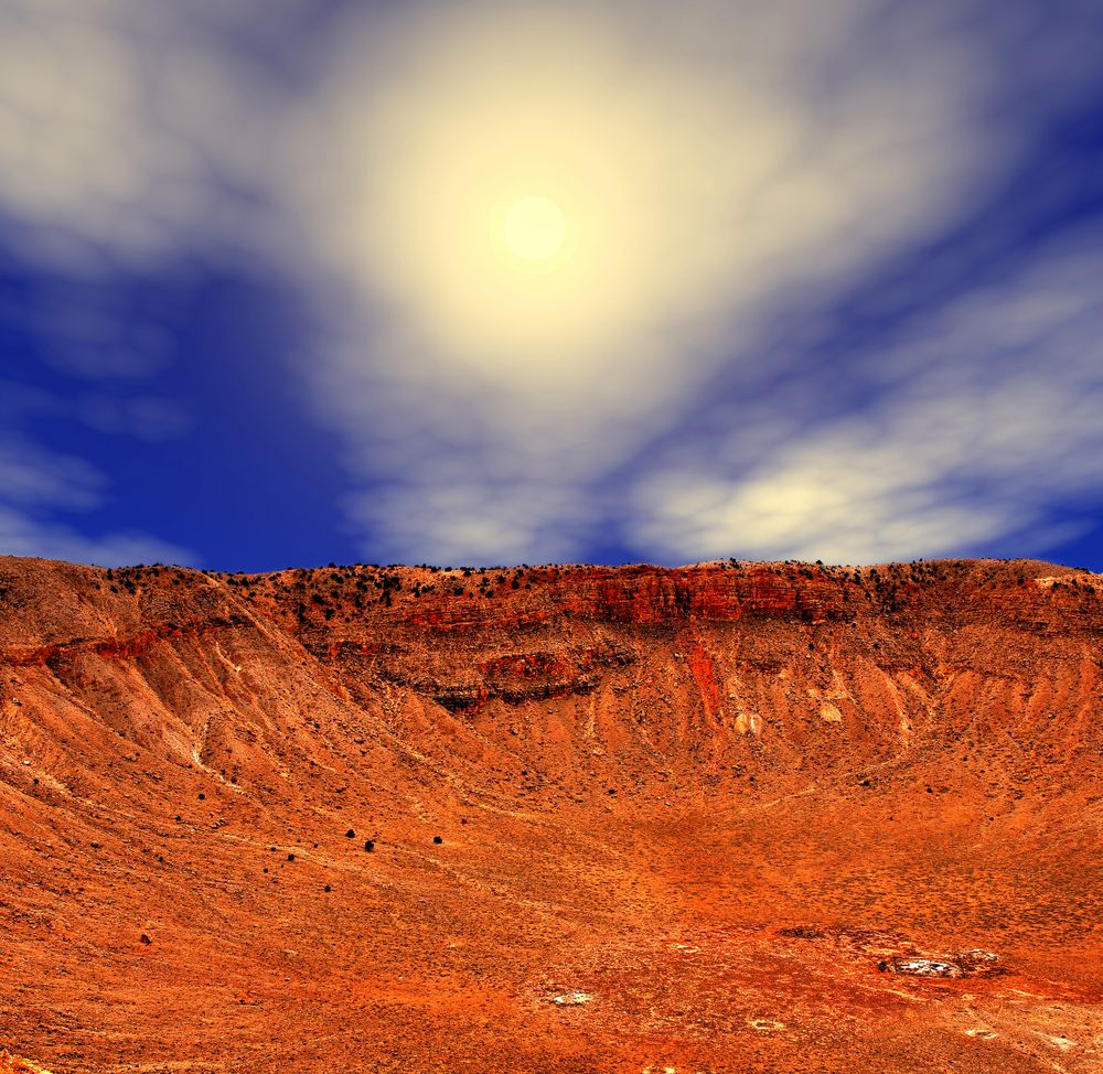 View of the Meteor Crater