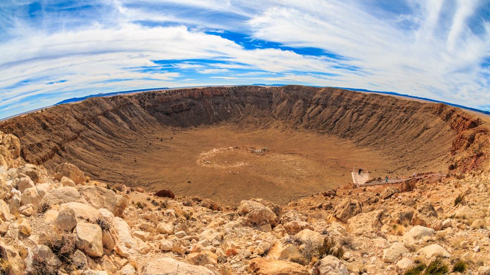 View of the Meteor Crater