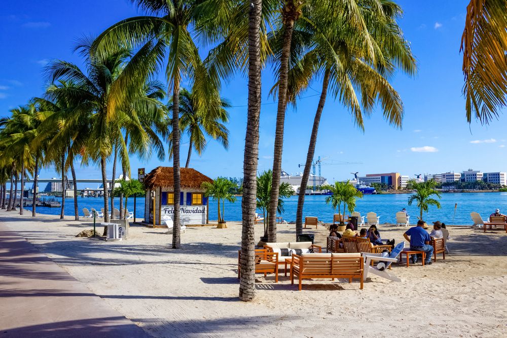 People at Bayfront Park