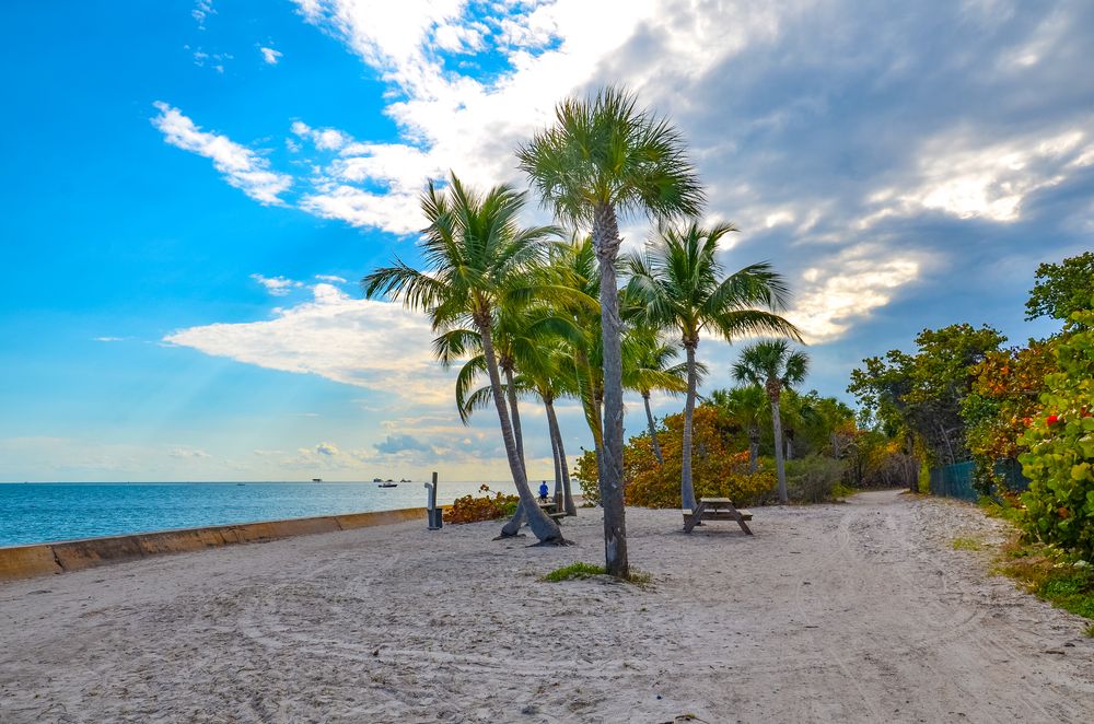 The sands of Bill Baggs Cape Florida State Park