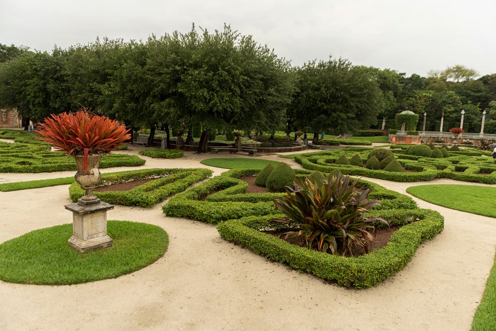 The grounds of Vizcaya Museum and Gardens