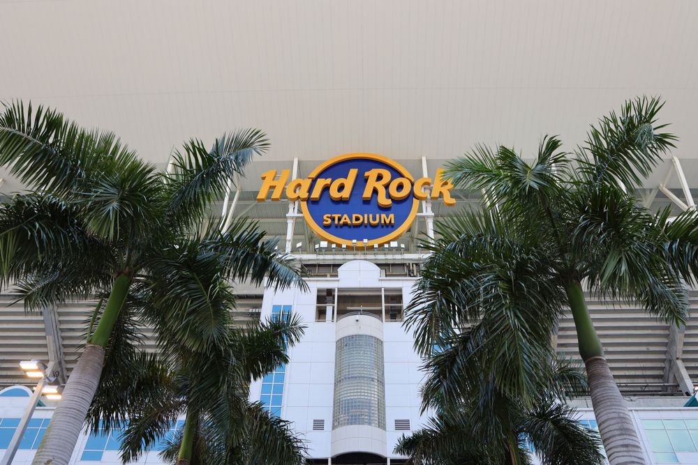 Exterior of Hard Rock Stadium