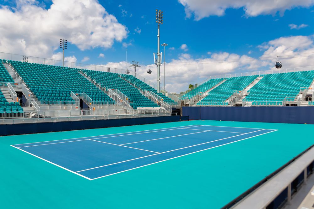 The grounds of Miami Open Stadium