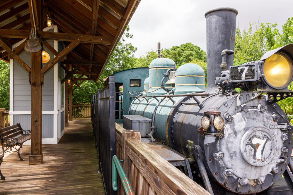 A locomotive at Heritage Park