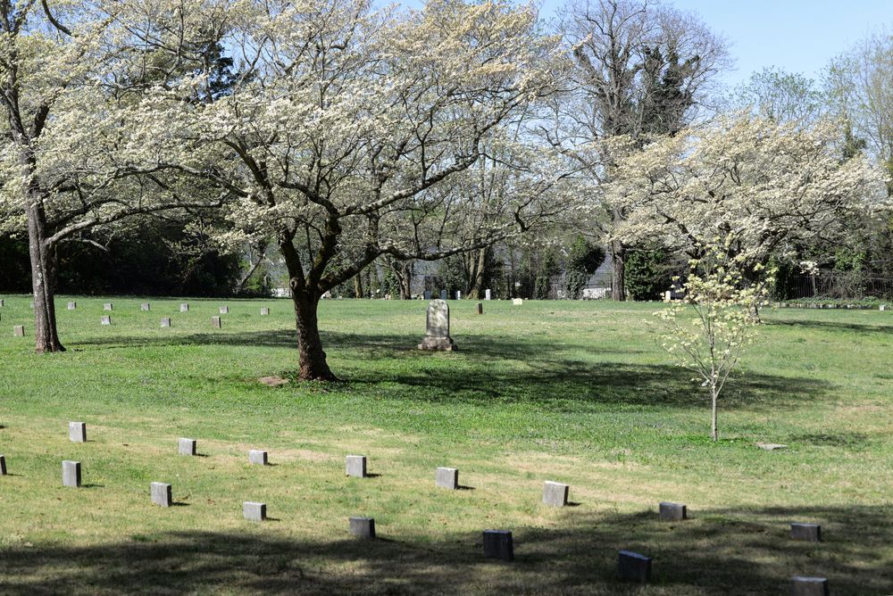 Headstones at Marietta Confederate Cemetery