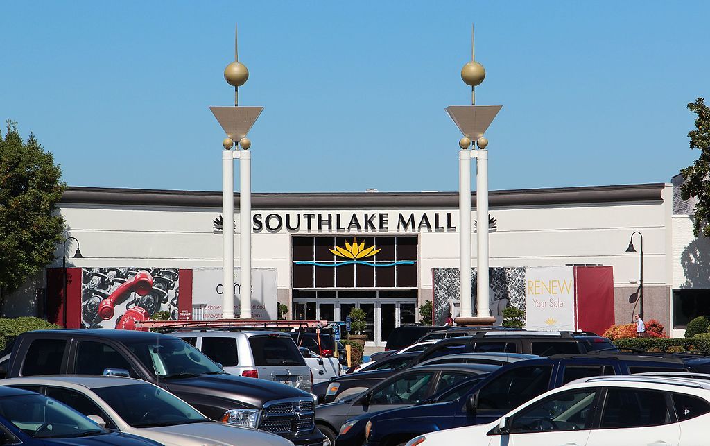 Exterior of Southlake Mall