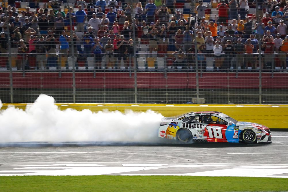 A drifter at Charlotte Motor Speedway