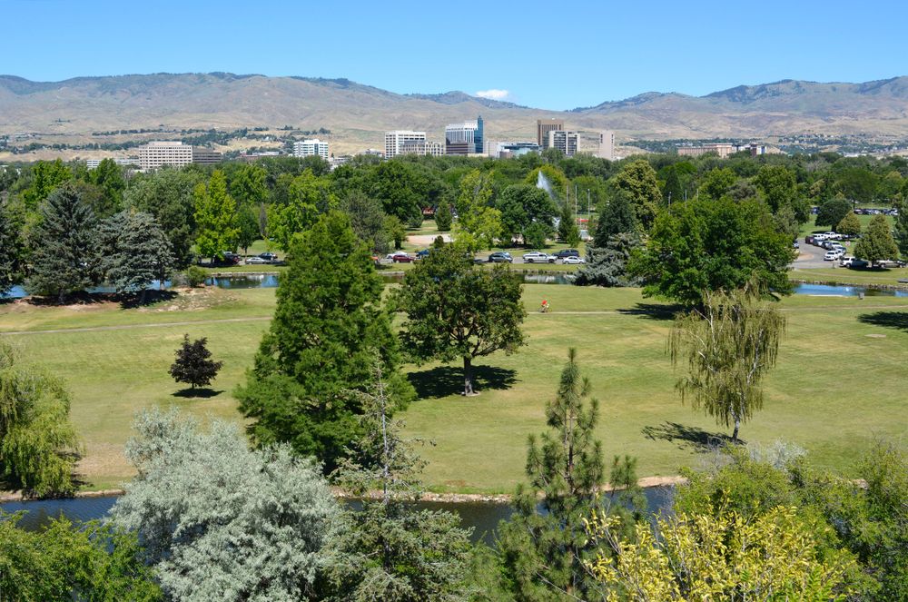 Aerial view of Ann Morrison Park