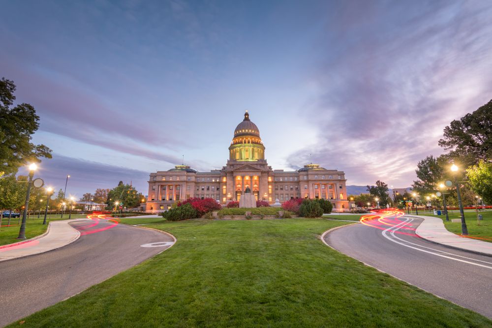 Exterior of Idaho State Capitol