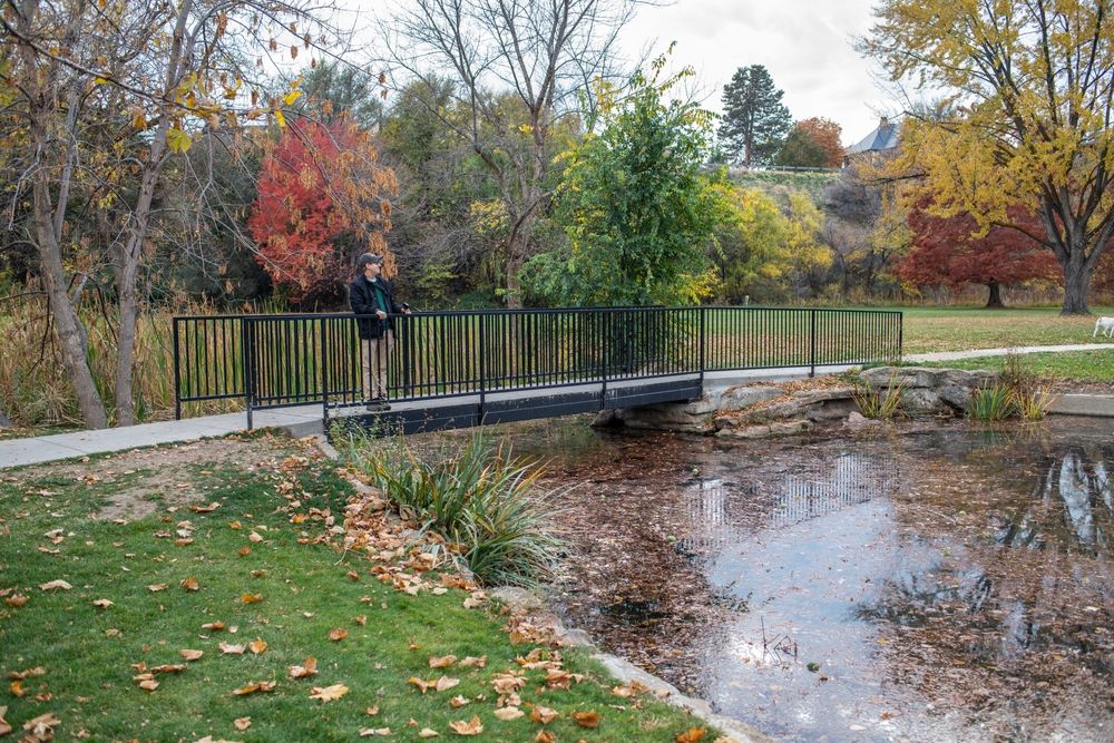 Bridge trail at Kathryn Albertson Park