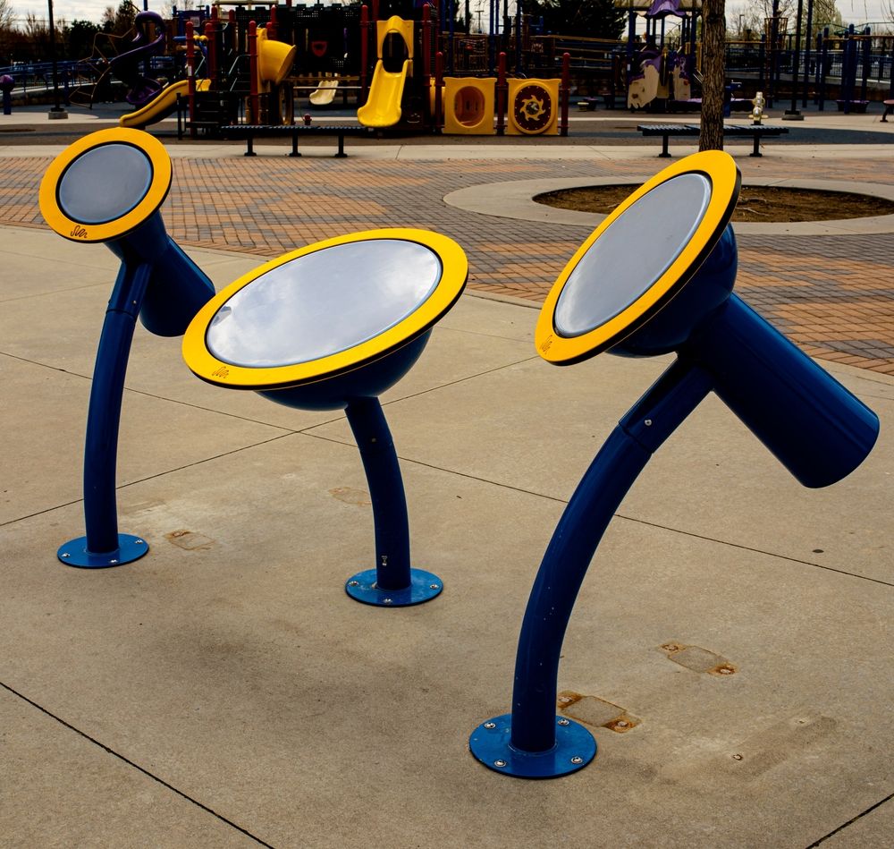 Playground drums at Settlers Park