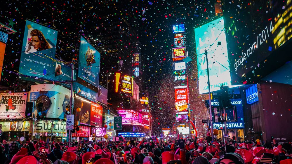 New year celebration at Times Square