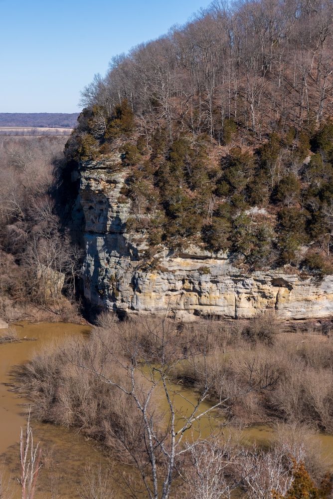 Aerial view of Little Grand Canyon