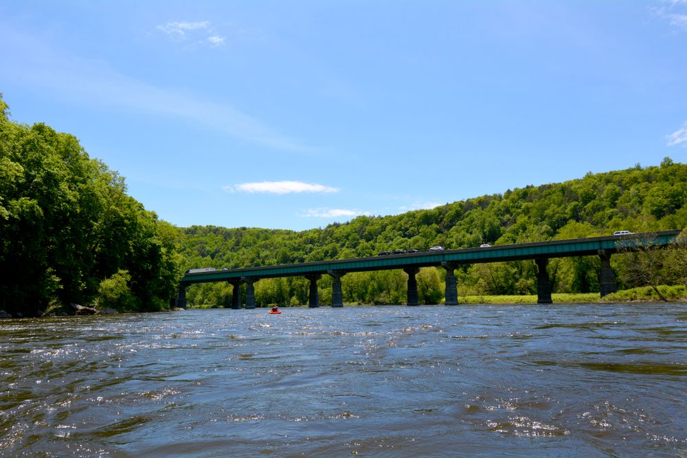 Bridge over the Delaware river