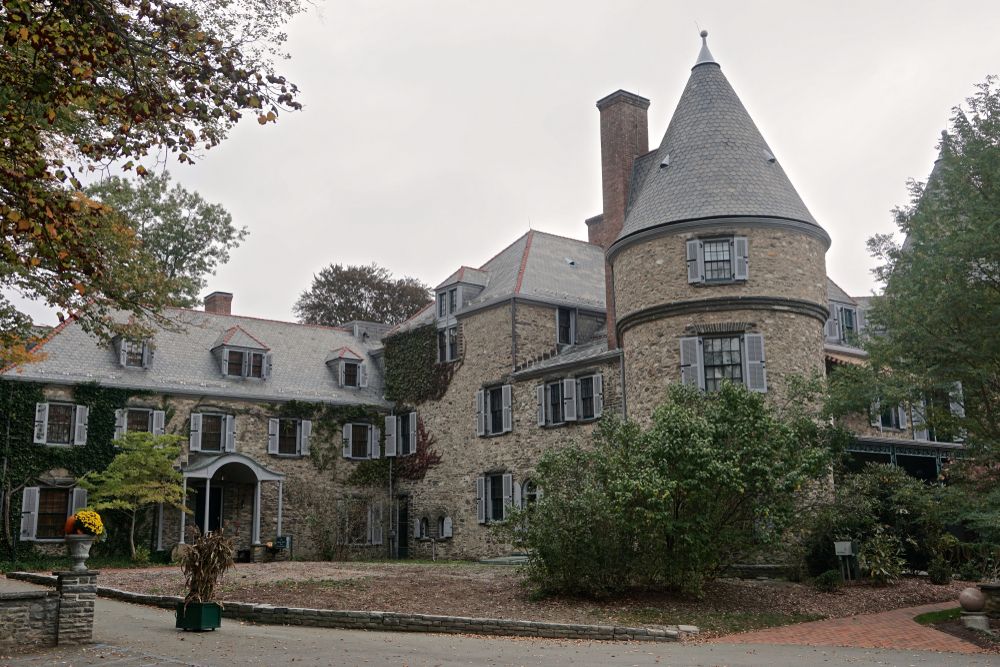 Exterior of the the Historic Grey Towers