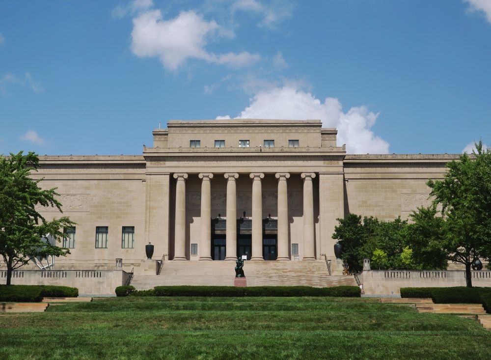 Exterior of The Nelson-Atkins Museum of Art