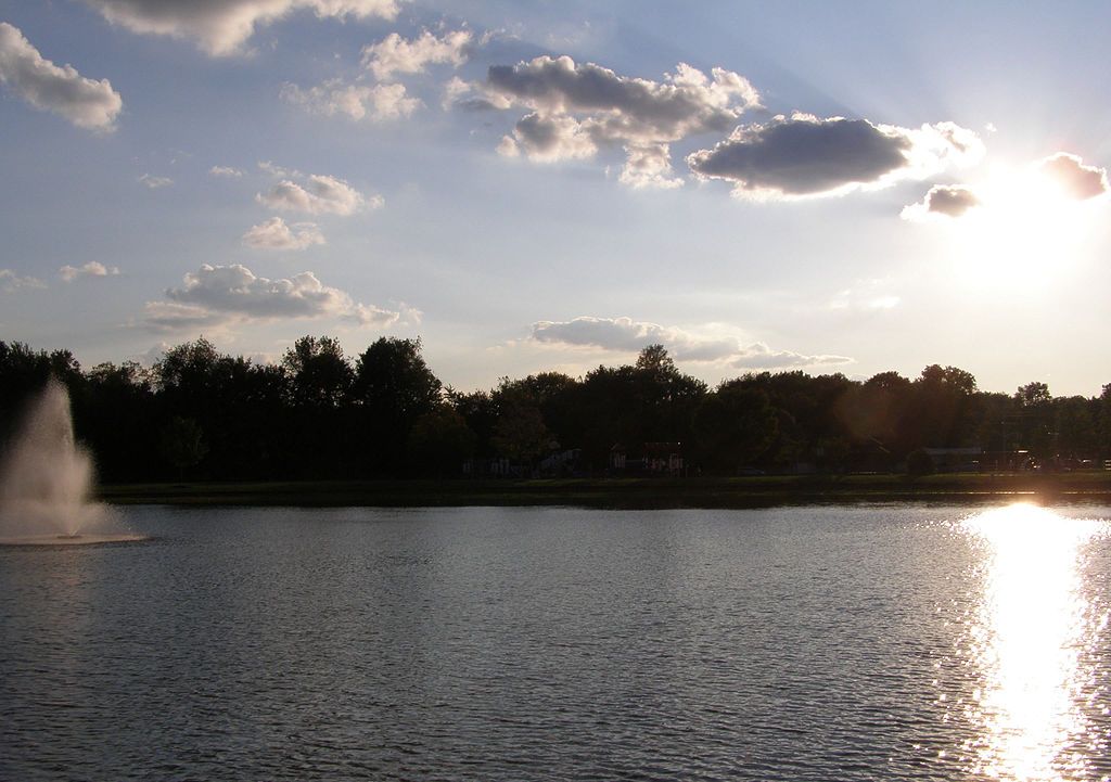 The waters of Laurel Acres Park