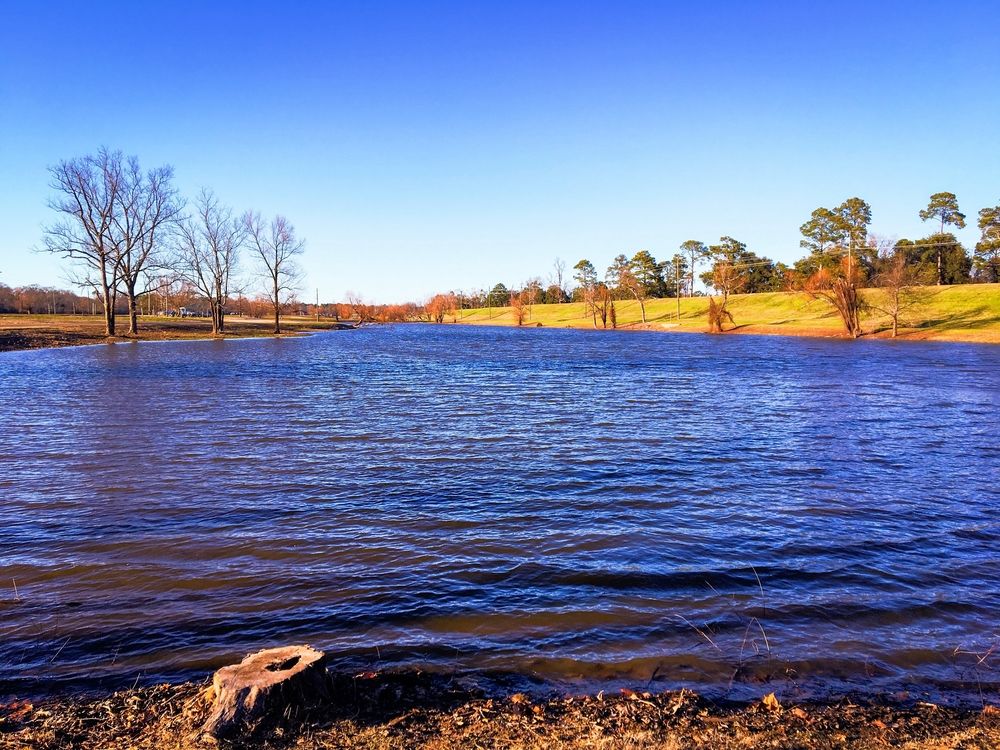 The waters of Forsythe Park