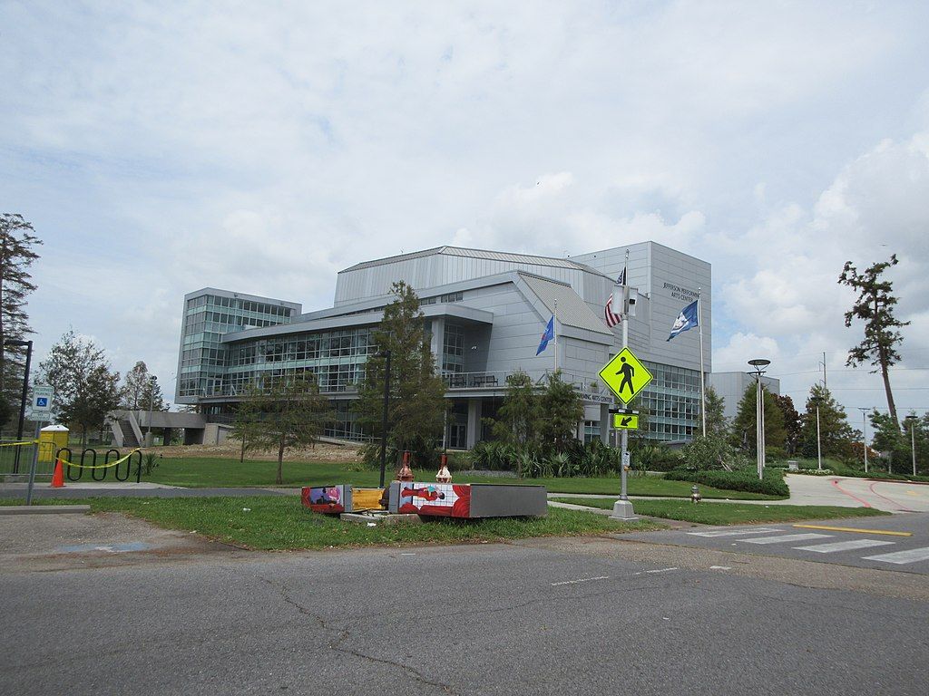 Exterior of Jefferson Performing Arts Center