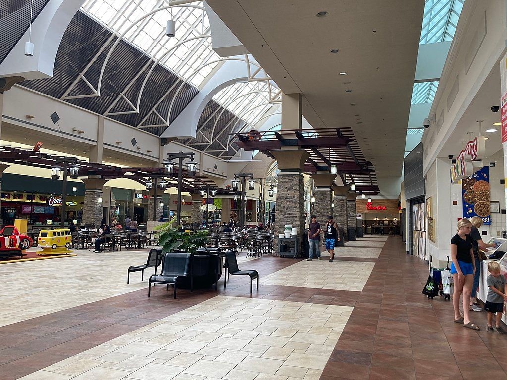 Interior of Pecanland Mall