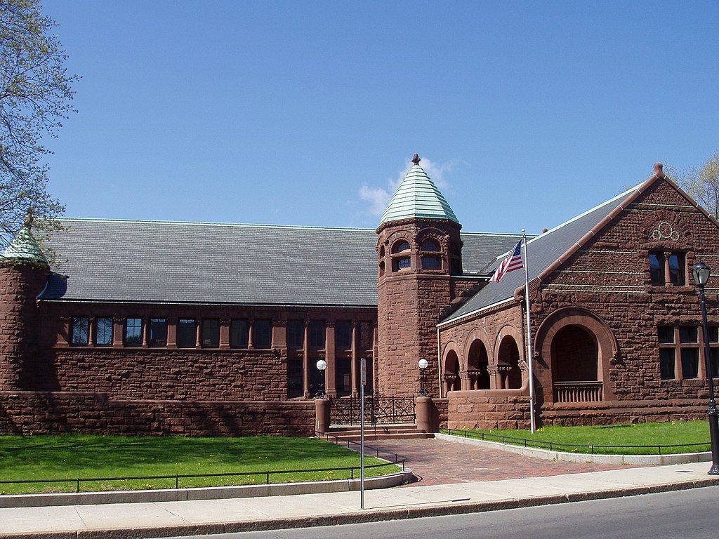 Exterior of Converse Memorial Library
