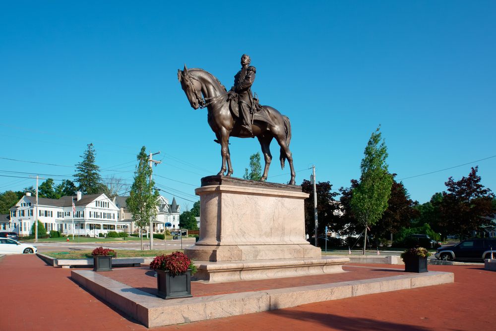 Statue at Draper Memorial Park