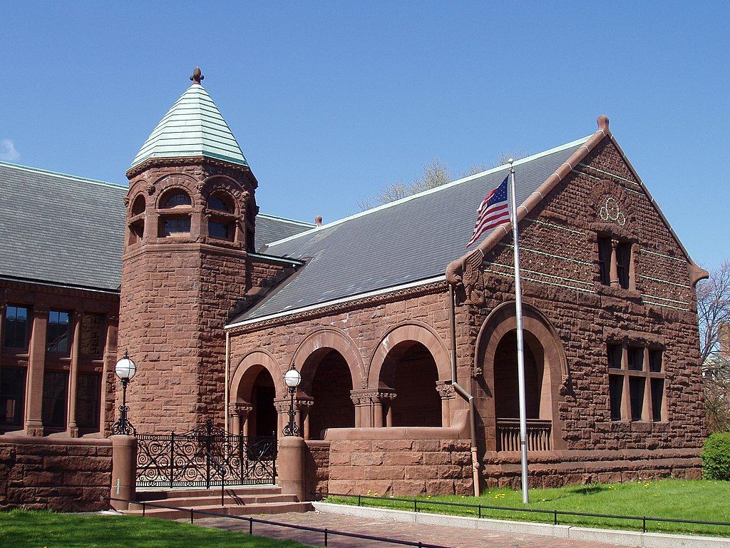 Exterior of the Malden Public Library