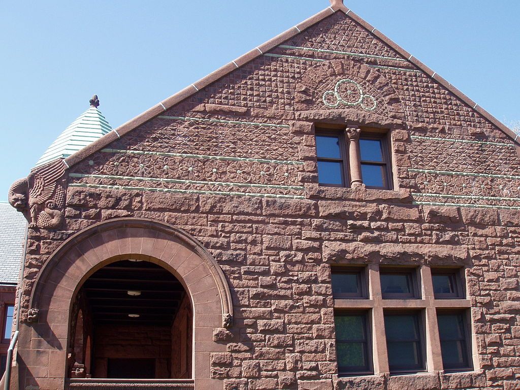 Facade of the Malden Public Library