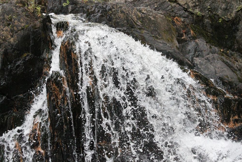 Closeup view of Dead River Falls