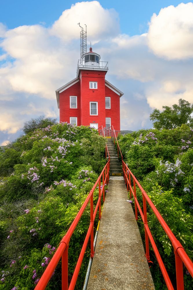 Exterior of Marquette Harbor Lighthouse