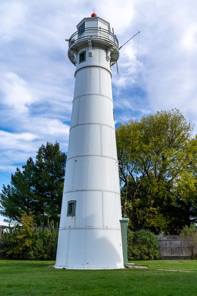 Exterior of the Munising Range Lighthouse