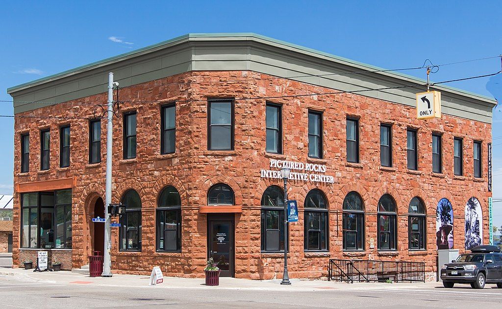Exterior of Pictured Rocks Interpretive Center