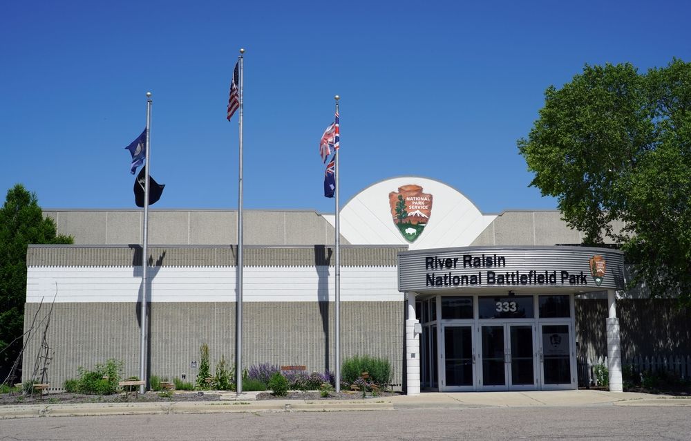 Exterior of River Raisin National Battlefield Park's visitor center