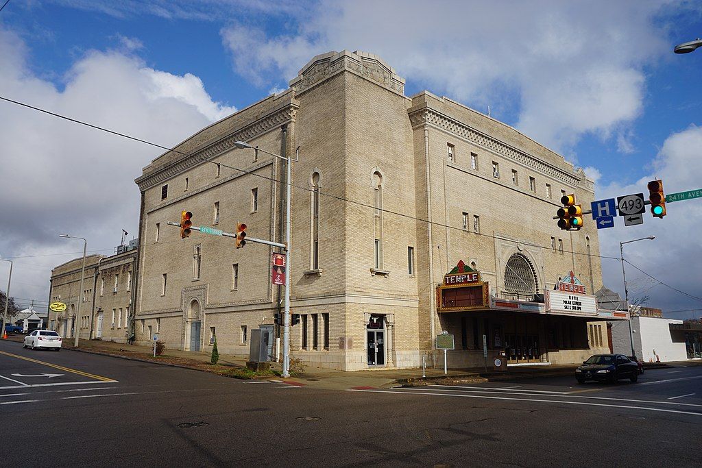 Exterior of Temple Theater