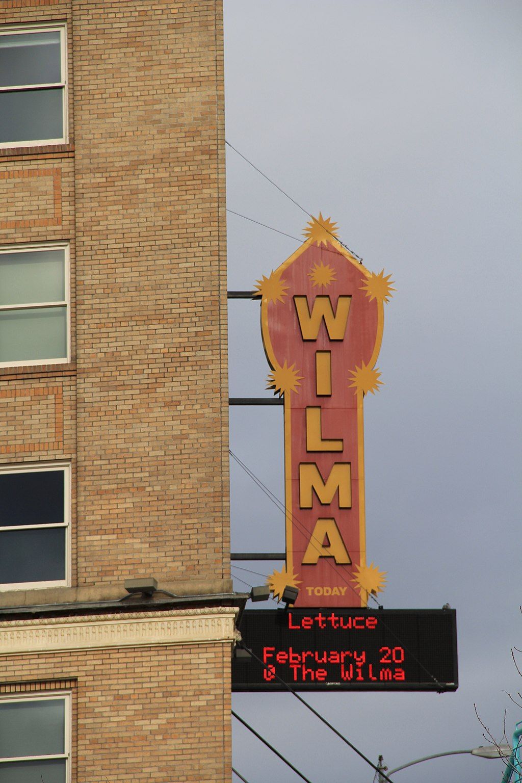 Signage of Wilma Theatre