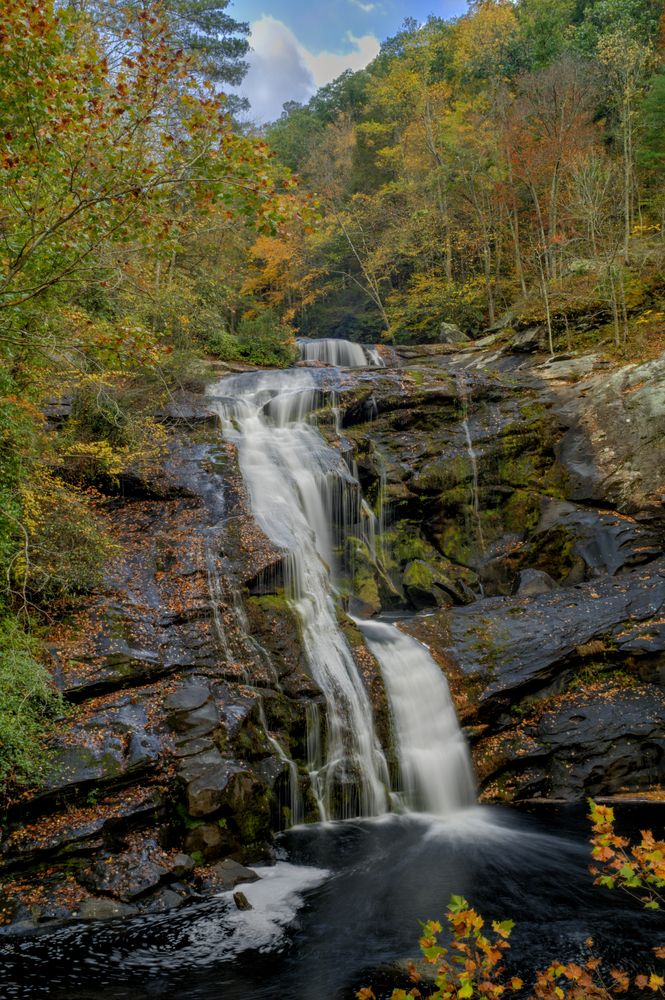 Cascades of Bald River Falls
