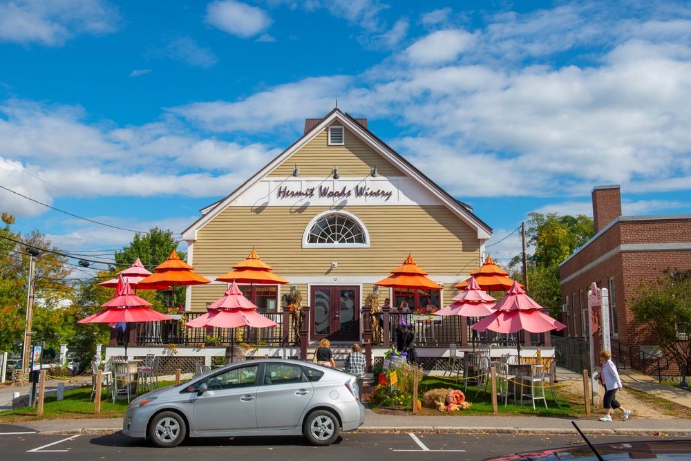 Exterior of Hermit Woods Winery & Deli