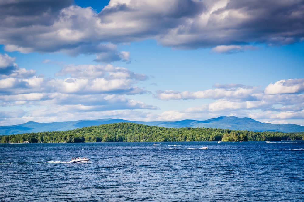 The waters of Weirs Beach