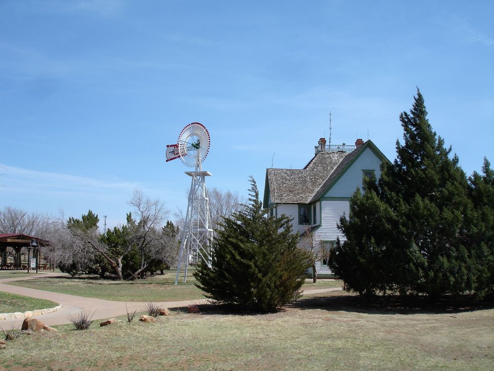 A windmill at National Ranching Heritage Center