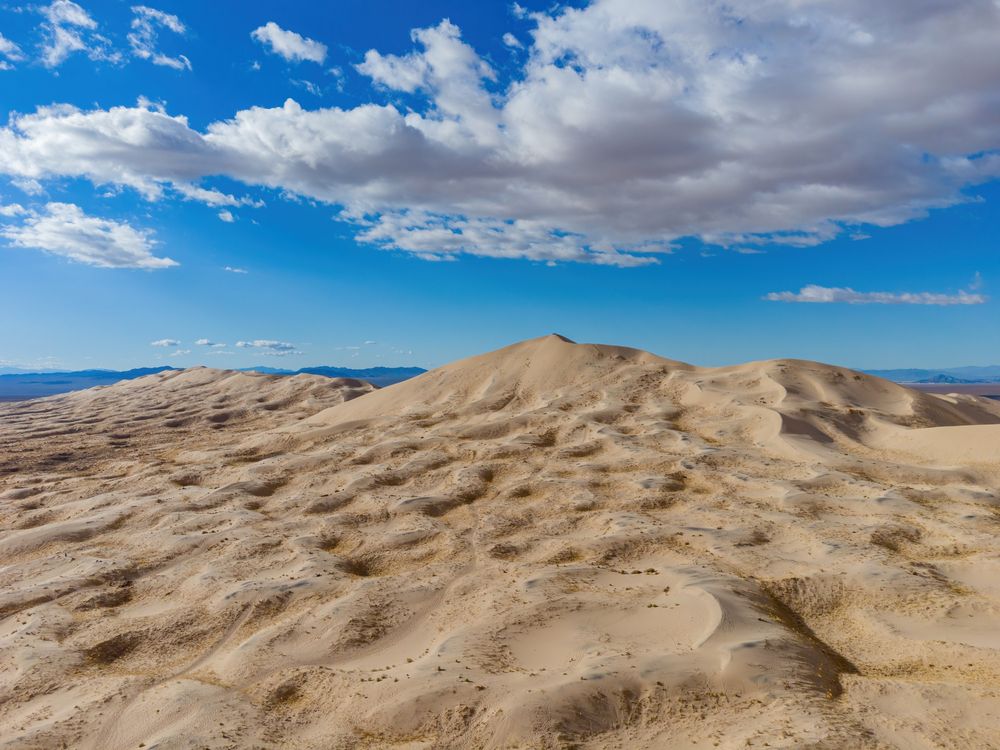 Daytime view of Kelso Dunes Trail