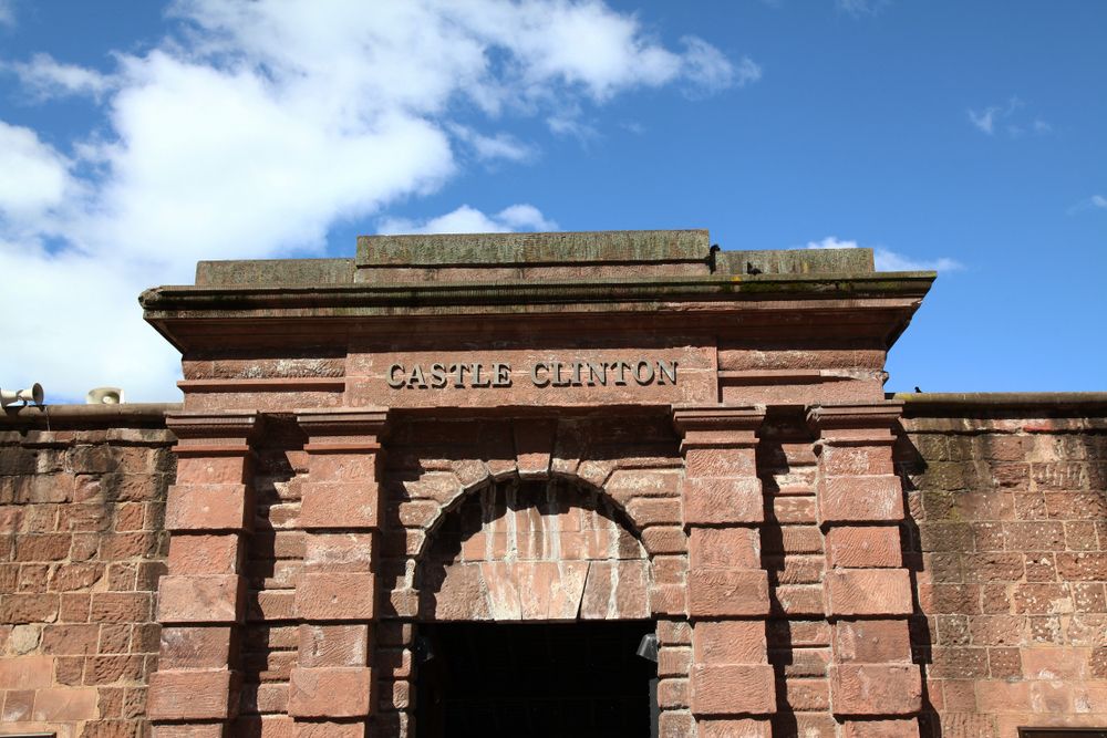 Building sign of Castle Clinton National Monument