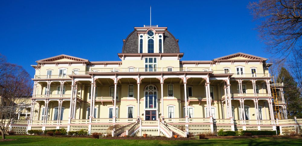 Exterior of a building at Chautauqua Institution