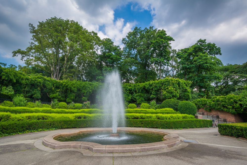 Water fountain at the Conservatory Garden