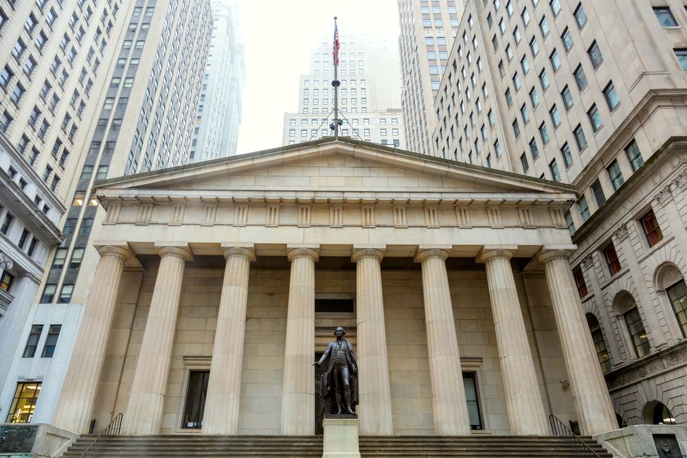Exterior of Federal Hall National Memorial