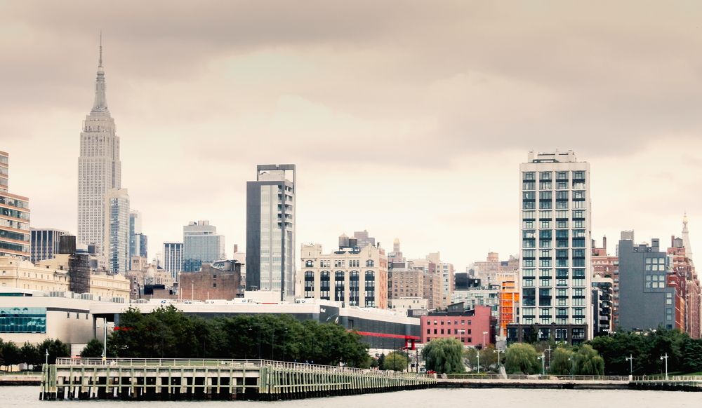 Daytime view of Pier 64 at Hudson River Park