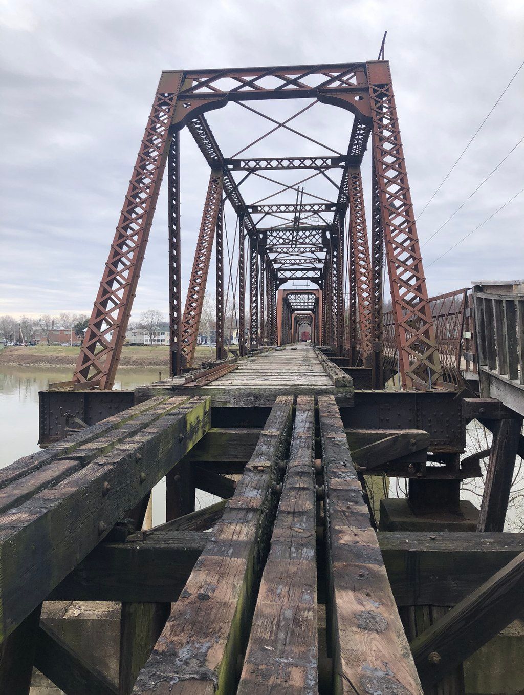 Railroad bridge of Historic Harmar Village